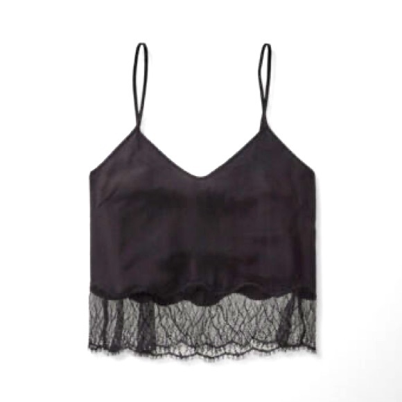 Aritzia Tops - WILFRED | Chimère Silk Crop Camisole